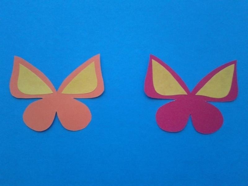 Аппликации бабочка симметричные фото