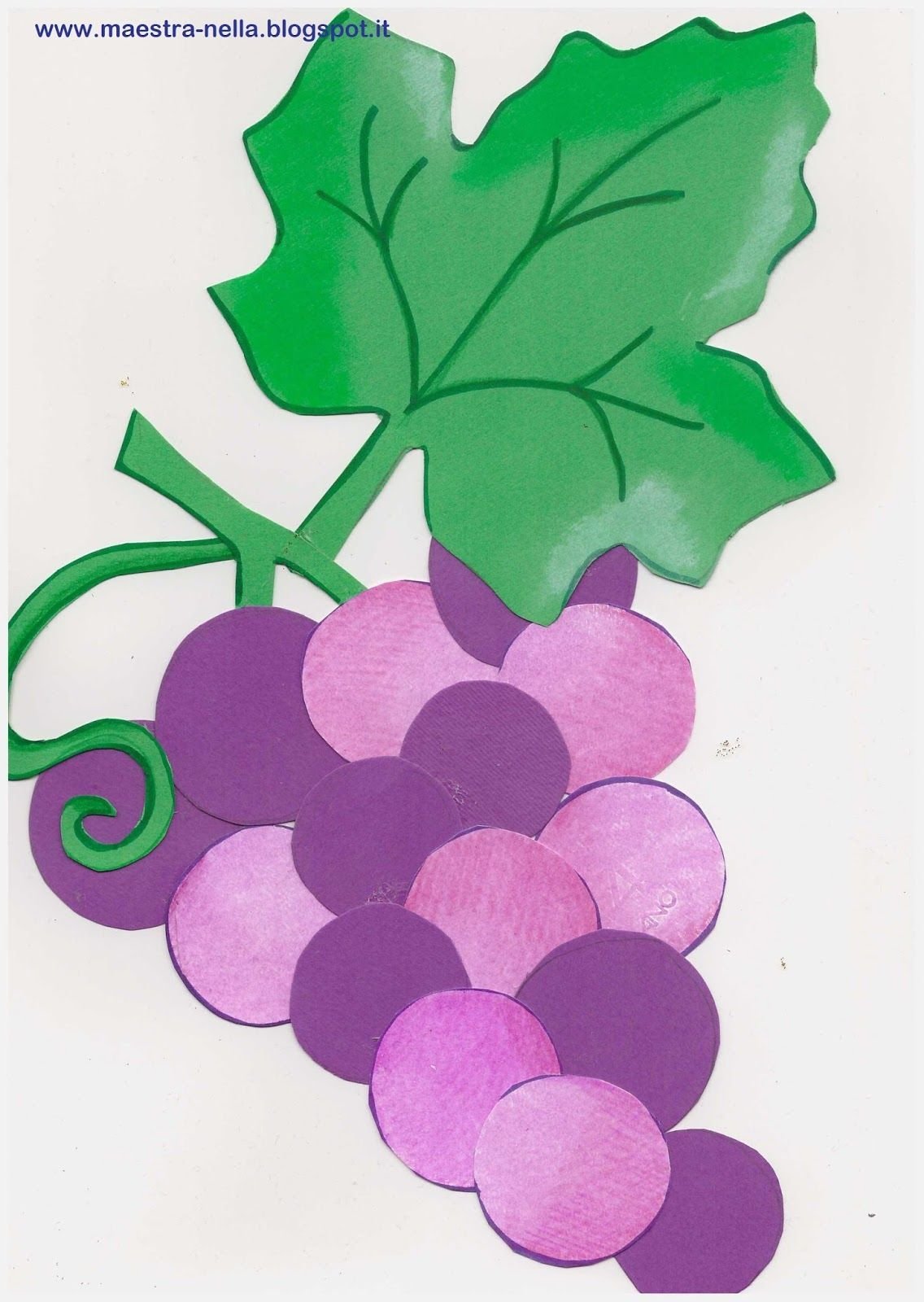 Аппликации объемные виноград фото