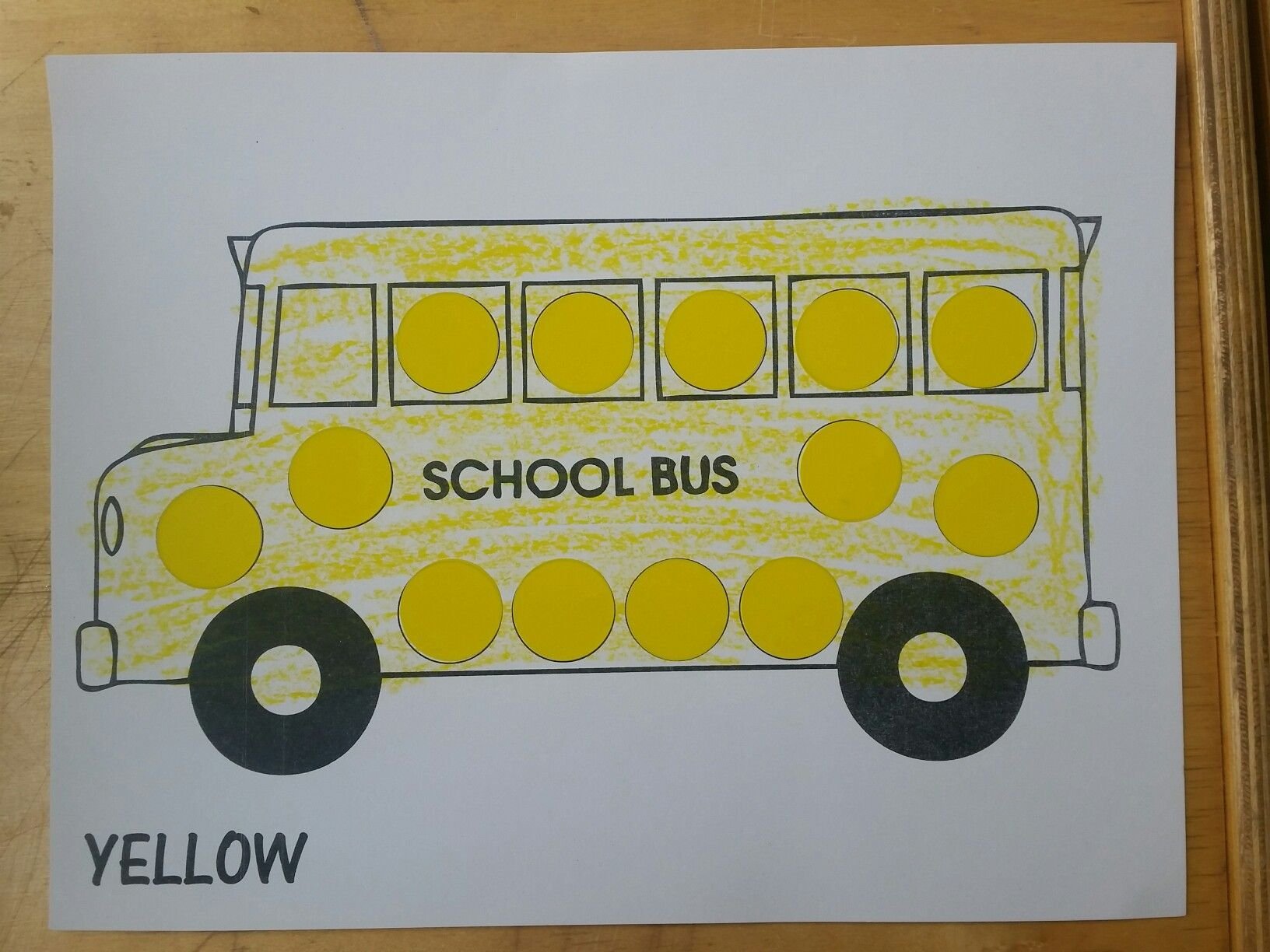 Аппликации школьный автобус фото