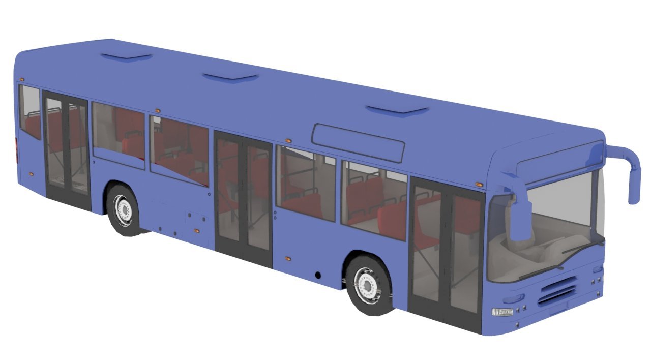 3d рисунок автобуса фото