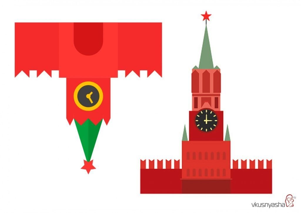 Аппликации башни кремля фото