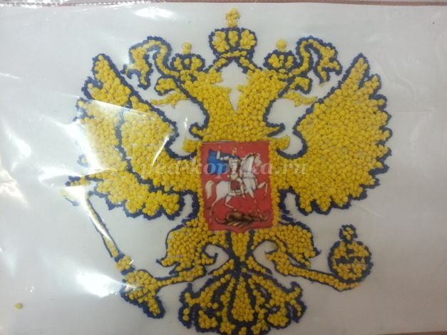 Аппликации герб россии фото