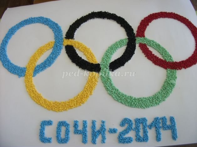 Аппликации олимпийские игры фото