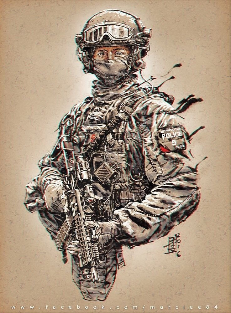 Арт рисунок солдат фото