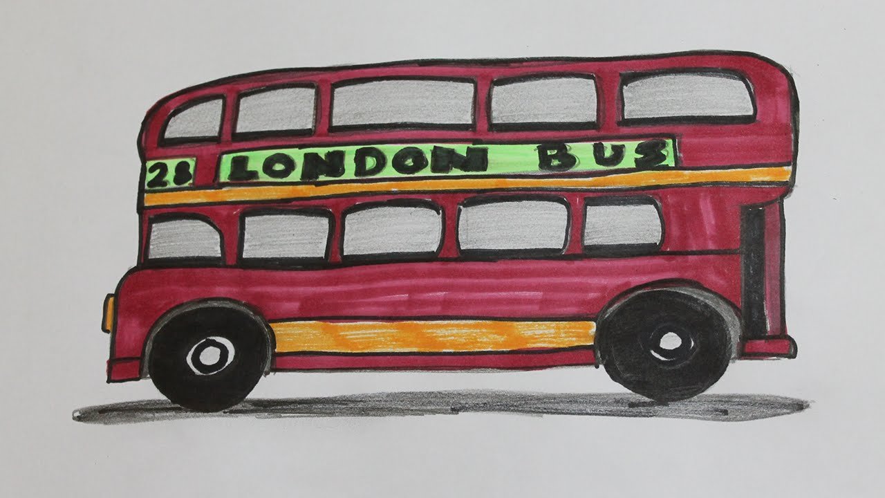 Автобус будущего детские рисунки фото