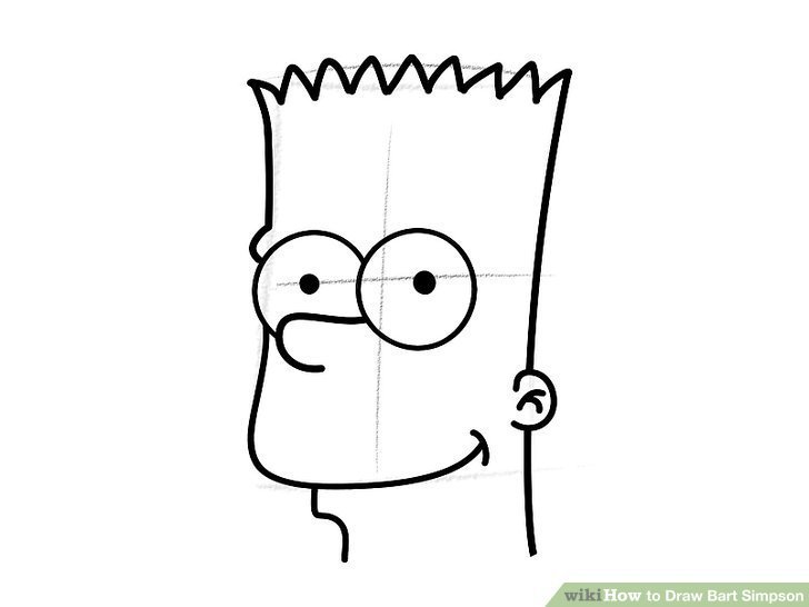 Барт рисунок поэтапно фото