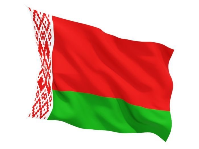 Белорусский флаг на прозрачном фоне фото