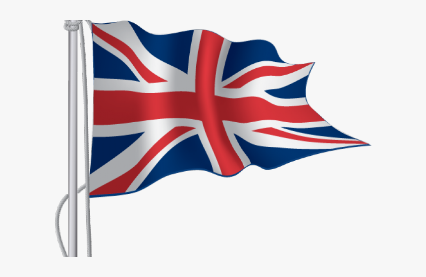 Британский флаг на прозрачном фоне фото
