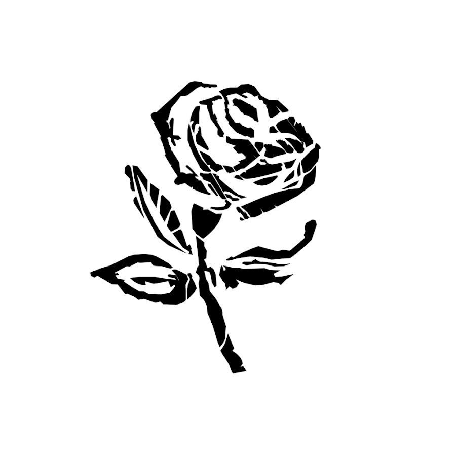Черная роза рисунок арт фото