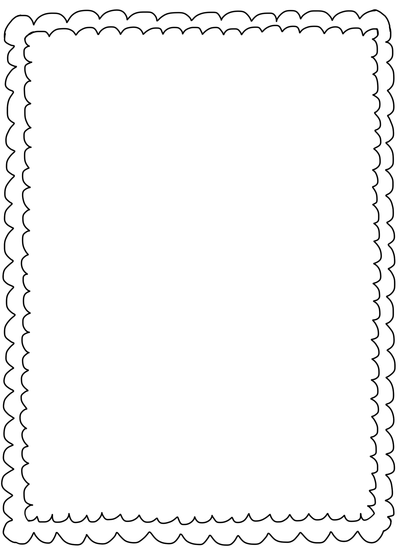 Черно белая рамка для детей на прозрачном фоне фото