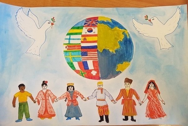 День единства народов россии рисунки детей фото