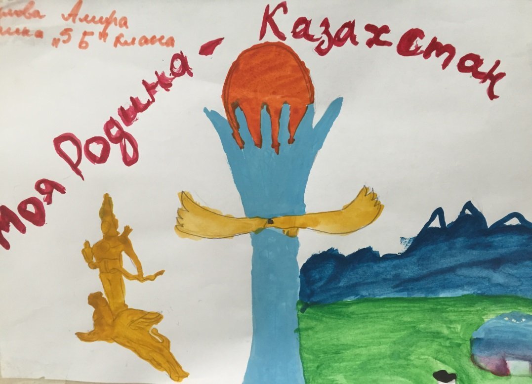 День независимости казахстана рисунки детей фото