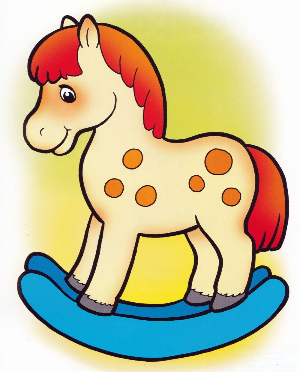 Детская игрушка лошадка рисунок фото