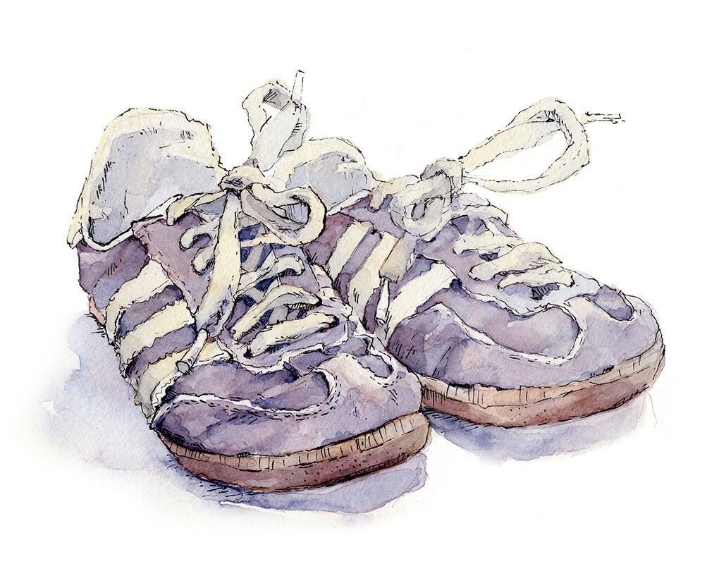 Детские ботиночки рисунок фото