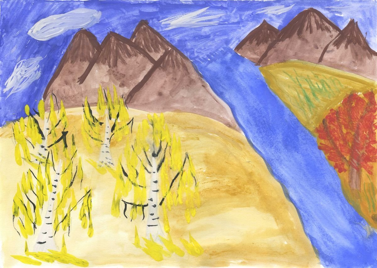 Детские рисунки алтайского края фото