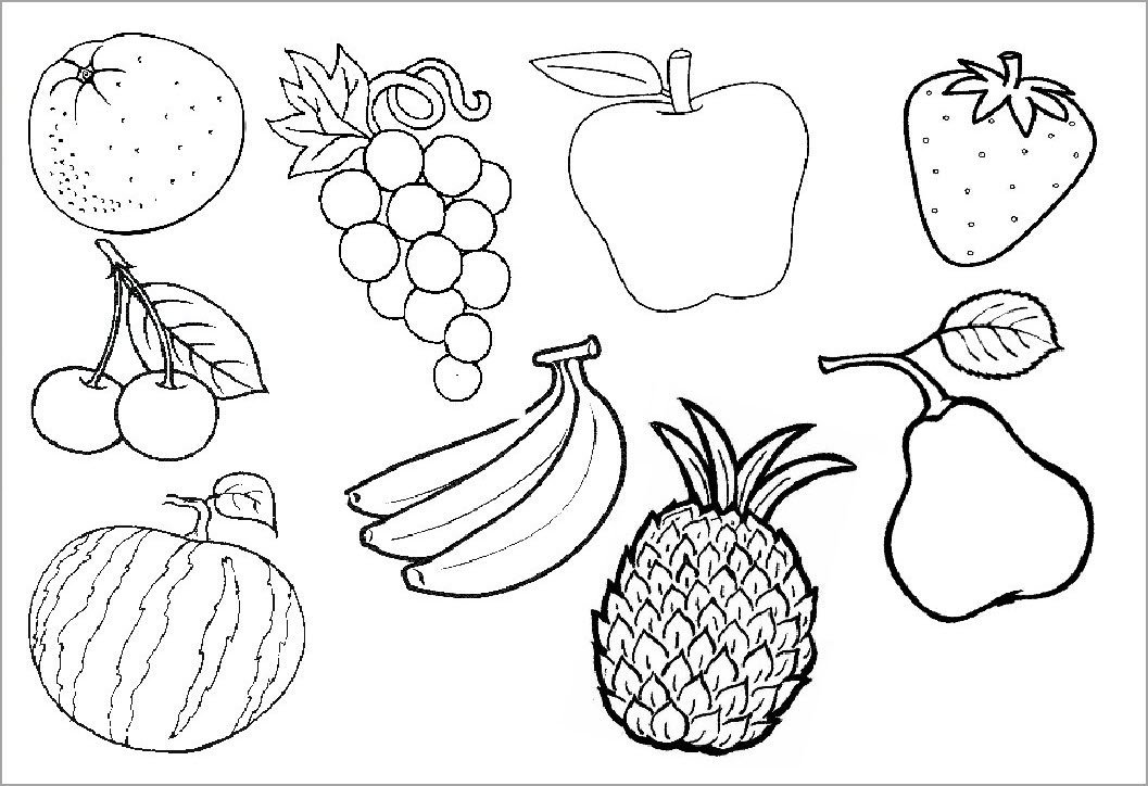 Детские рисунки овощи и фрукты фото
