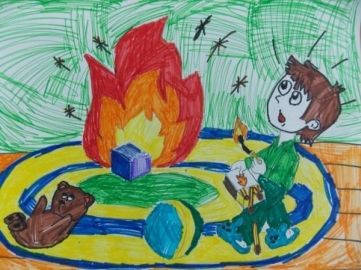 Детские рисунки по пожарной безопасности для начальной школы фото