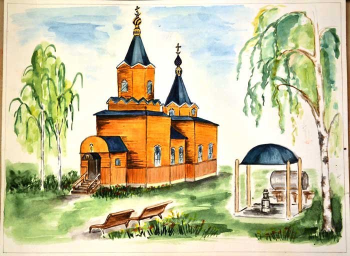 Детские рисунки православие фото