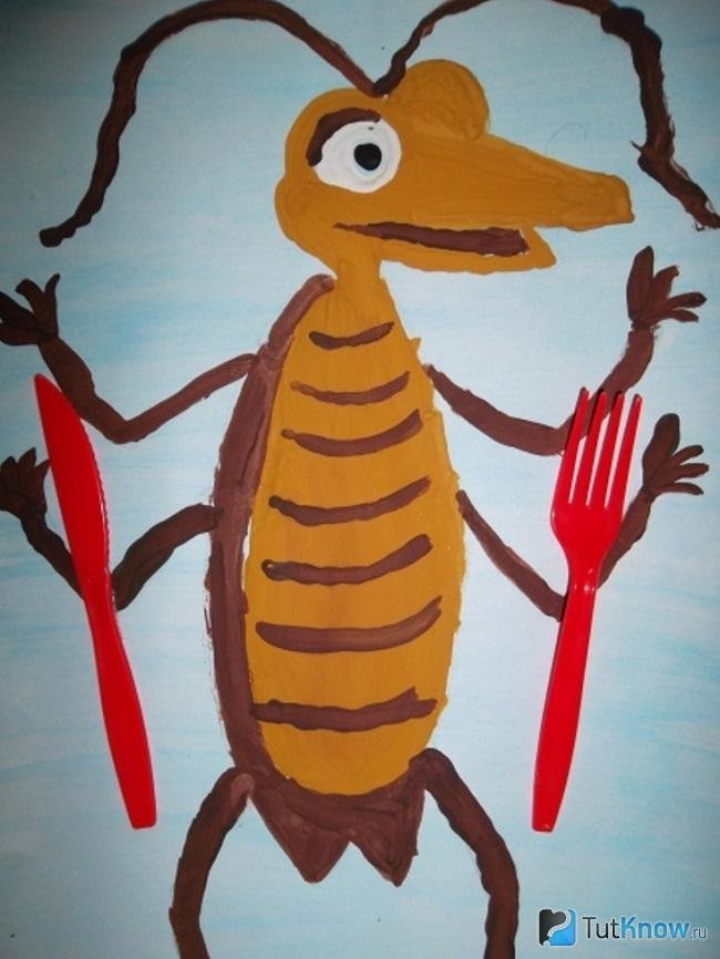 Детские рисунки тараканище фото