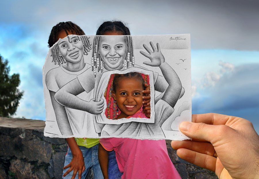 Детские рисунки в реальности фото