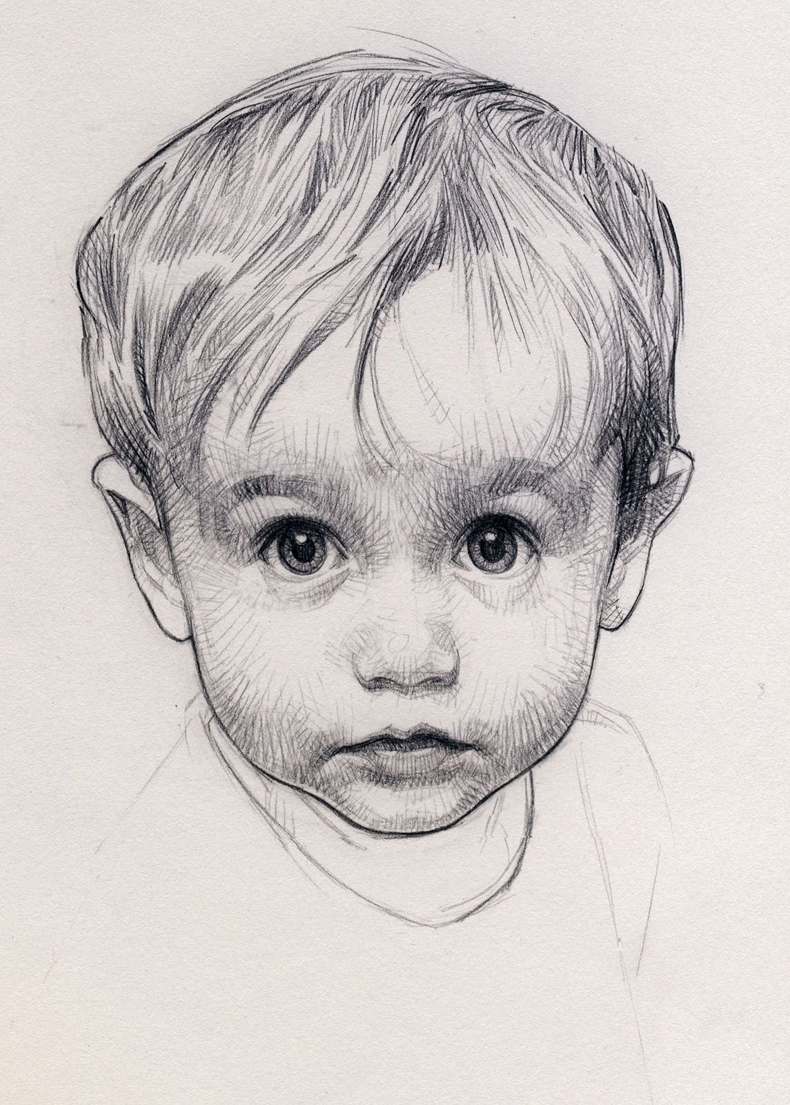 Детское лицо рисунок простой фото