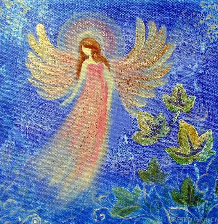 Детский рисунок ангел хранитель фото