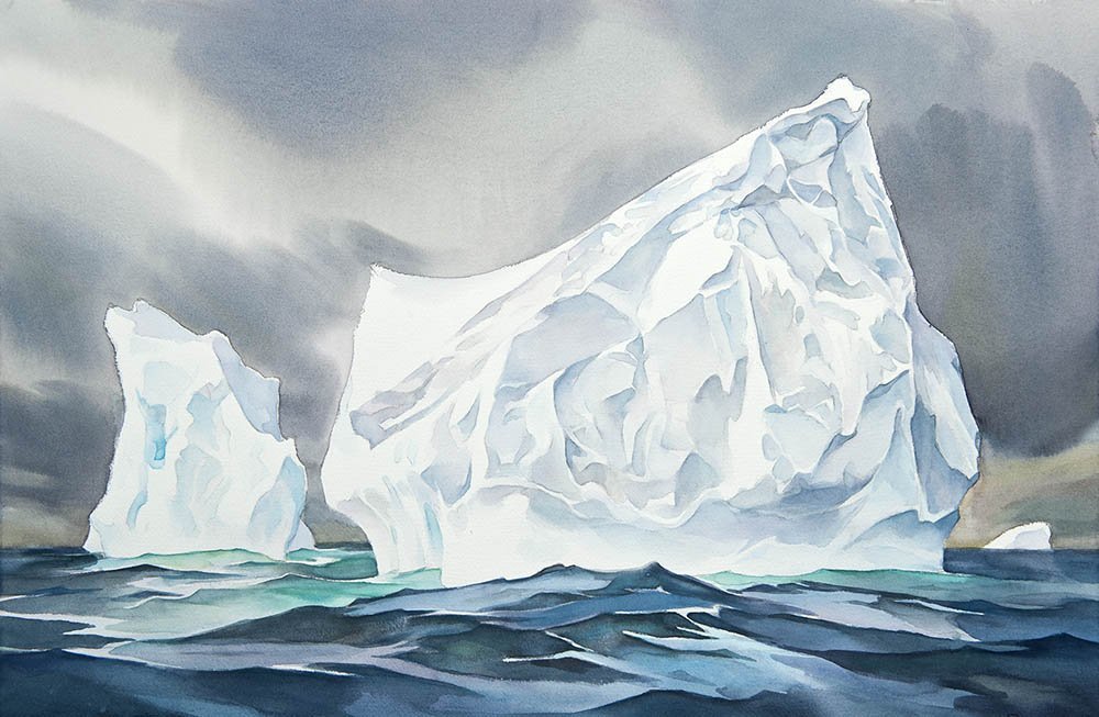Детский рисунок айсберг фото