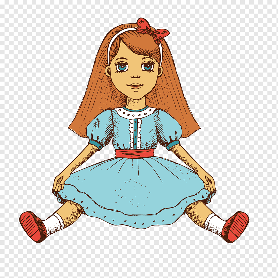 Детский рисунок девочка в платье фото