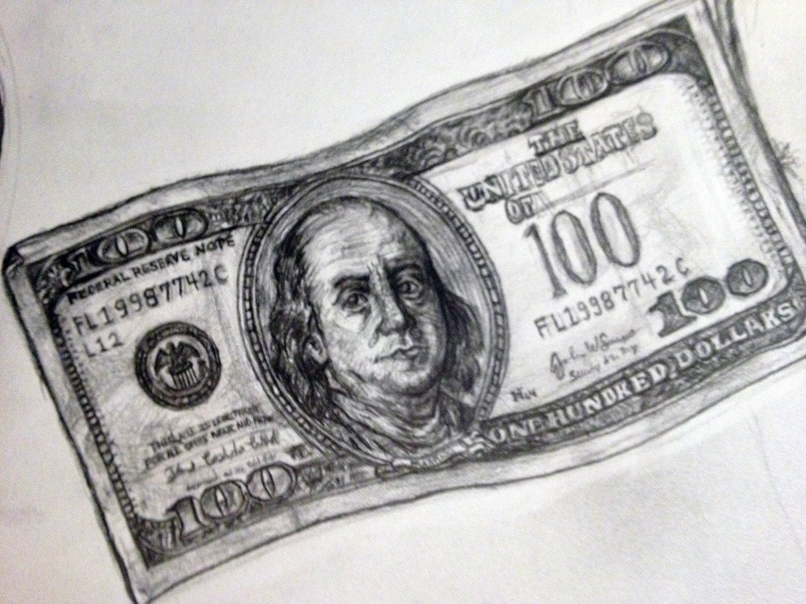 Детский рисунок доллара фото