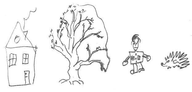 Детский рисунок дом дерево человек с анализом фото