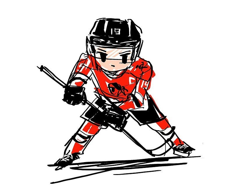 Детский рисунок хоккейной команды фото