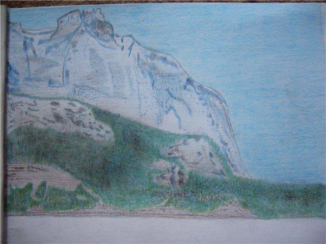 Детский рисунок ладожское озеро фото