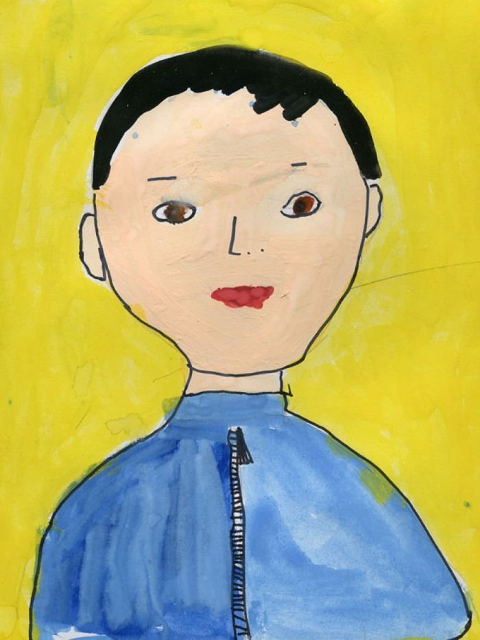 Детский рисунок отца фото