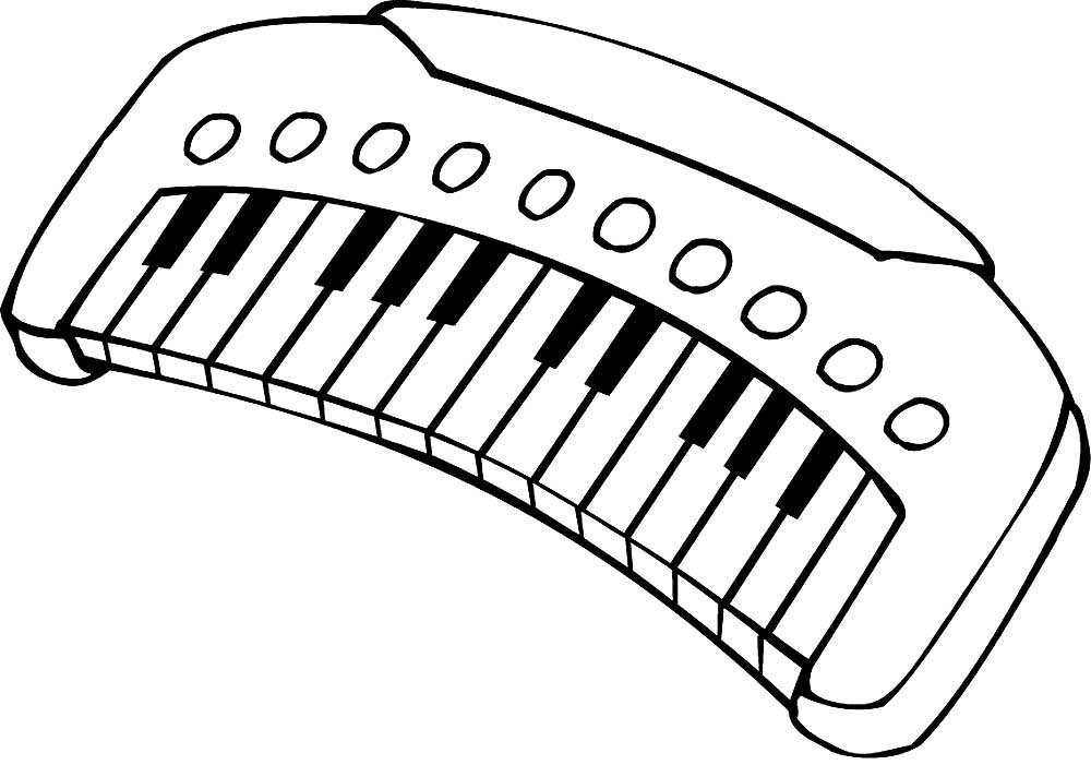 Детский рисунок пианино фото