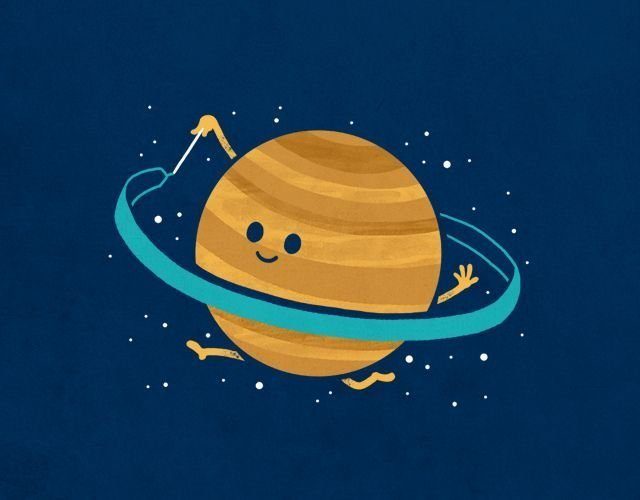 Детский рисунок сатурн планета фото