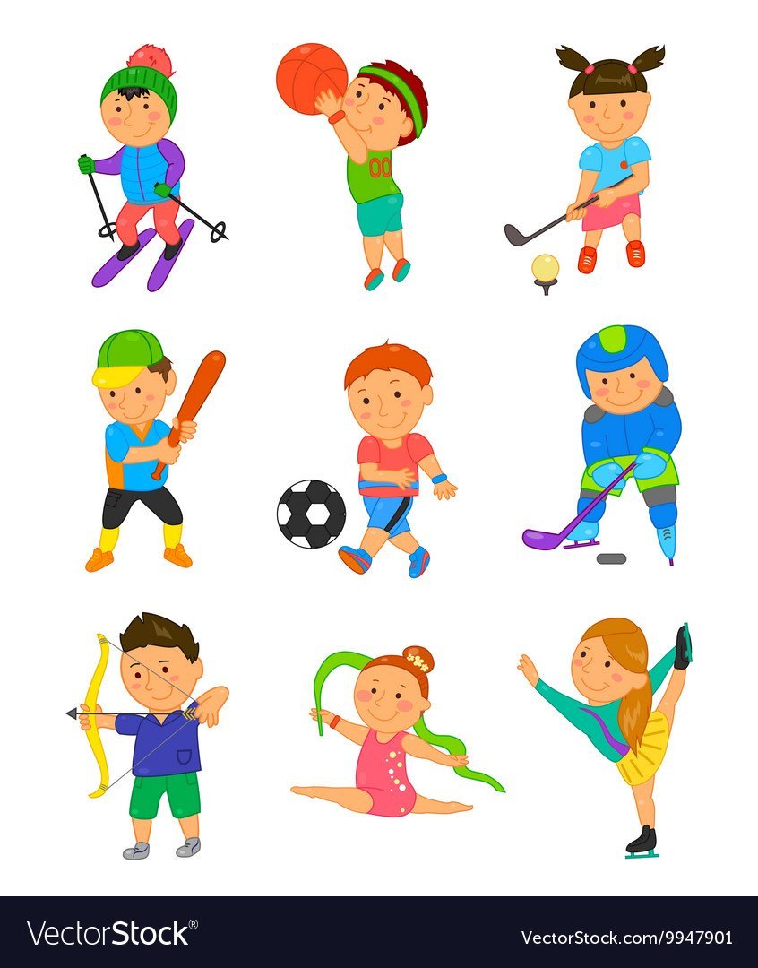 Детский рисунок спортсмен фото
