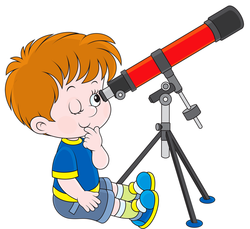 Детский рисунок телескоп фото