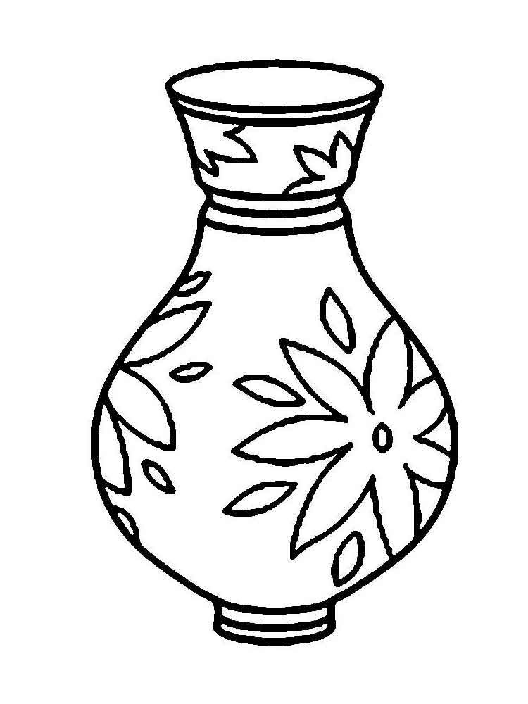 Детский рисунок ваза фото