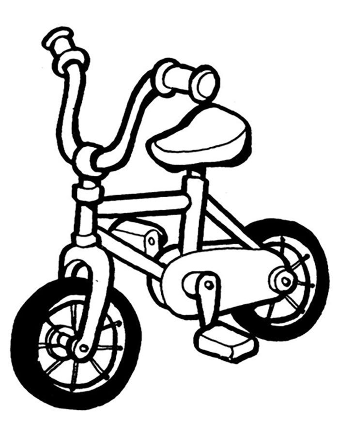 Детский рисунок велосипед фото