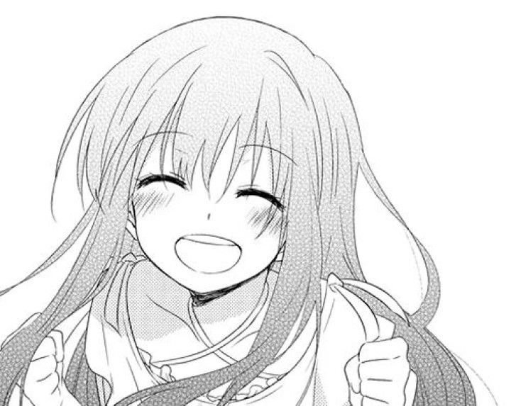Девушка аниме рисунки улыбается фото