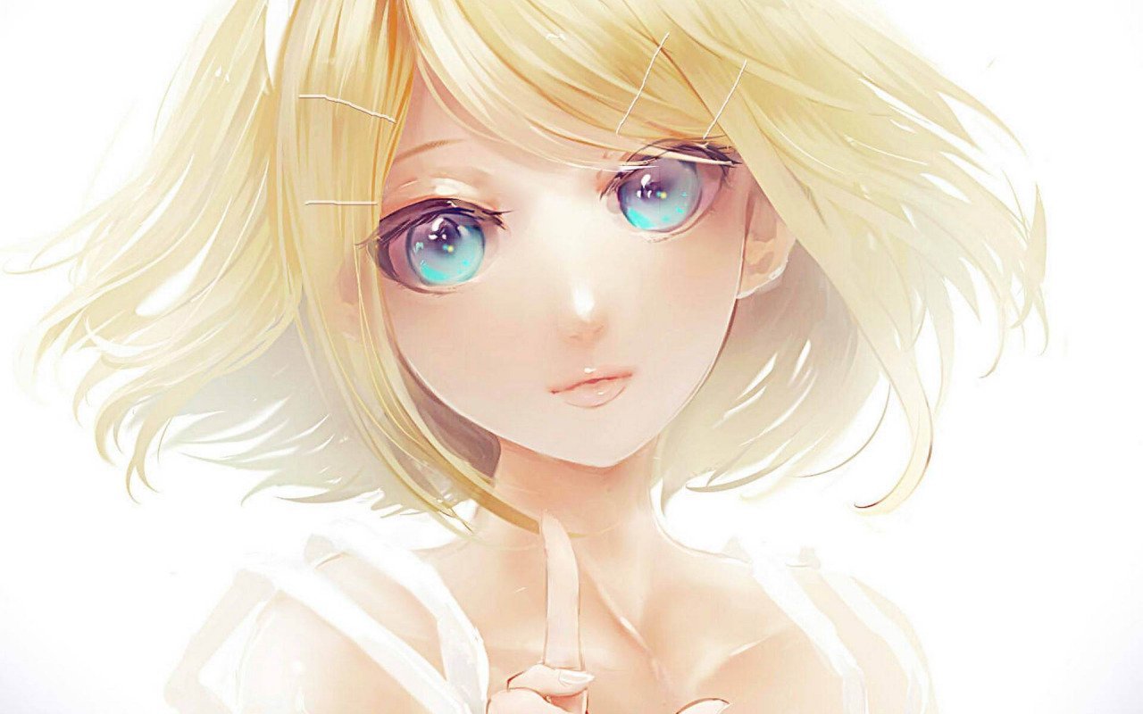 Девушка блондинка аниме рисунки фото