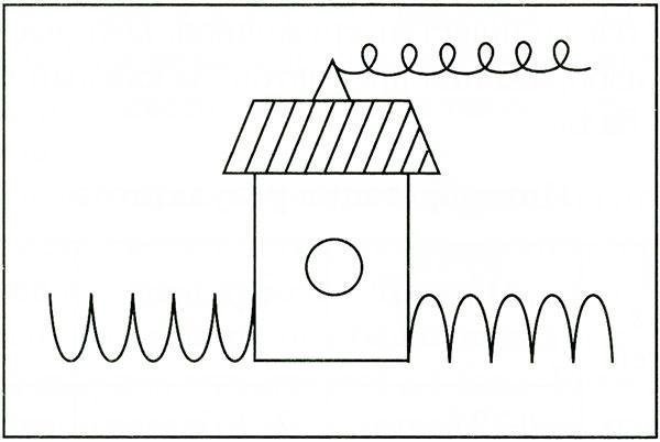 Диагностика детского рисунка дом фото