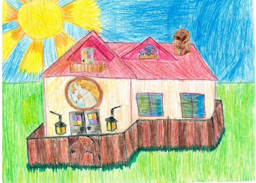Дом мечты рисунок детский дом моей мечты фото