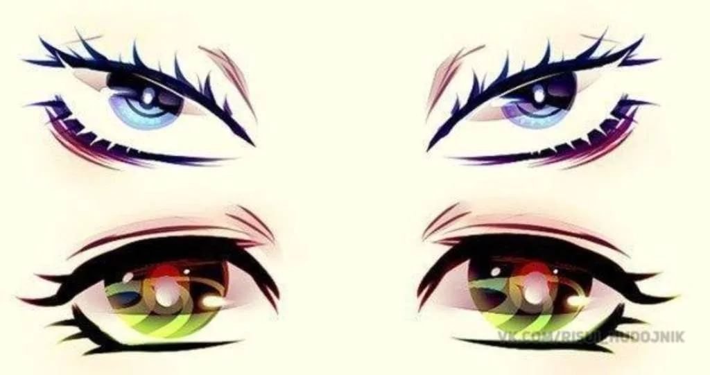 Два глаза аниме рисунки фото