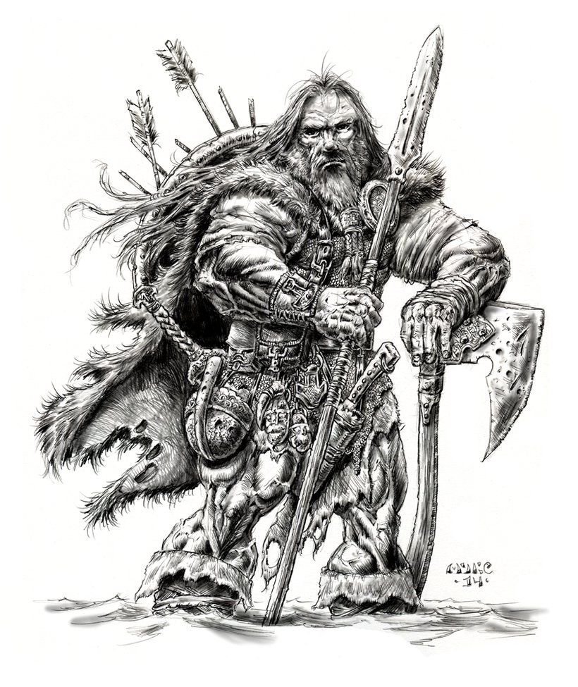 Эскиз рисунок воин фото
