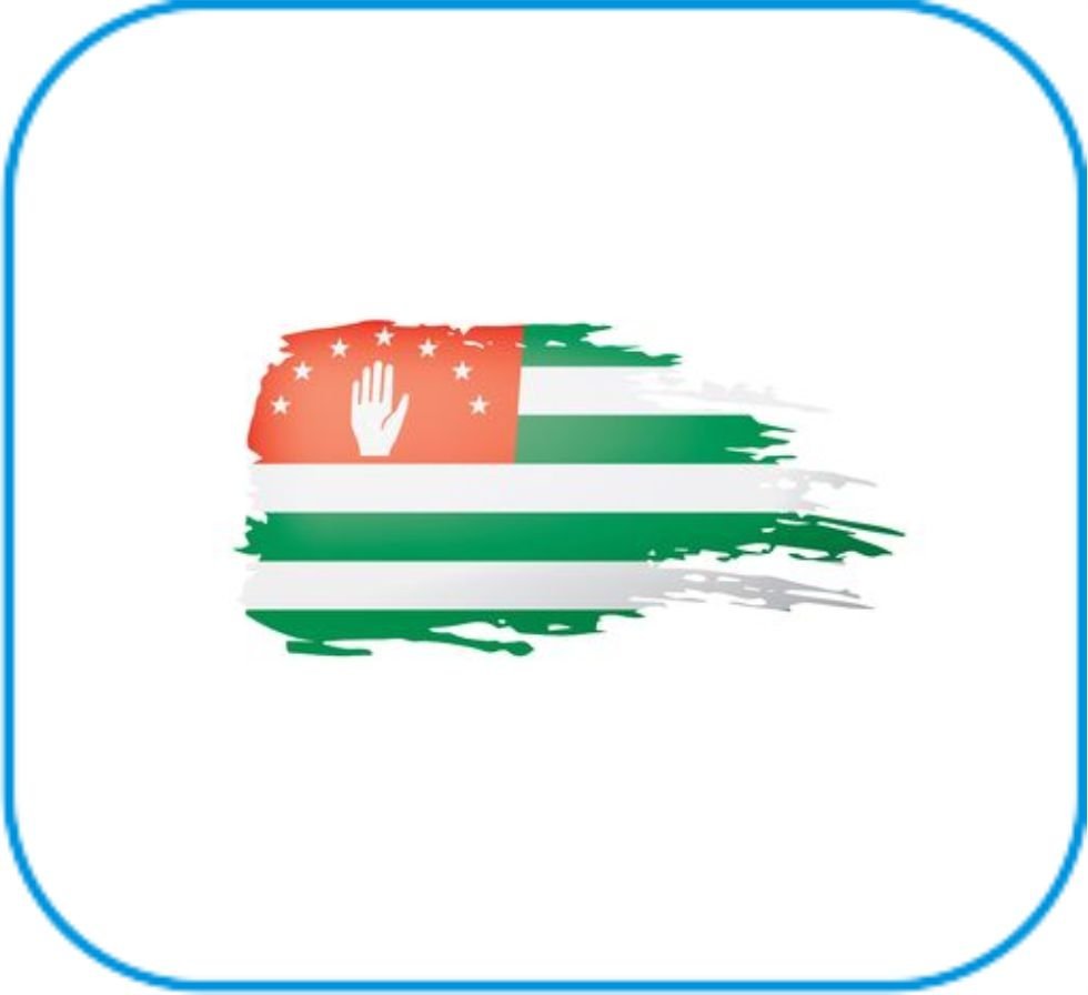 Флаг абхазии на прозрачном фоне фото