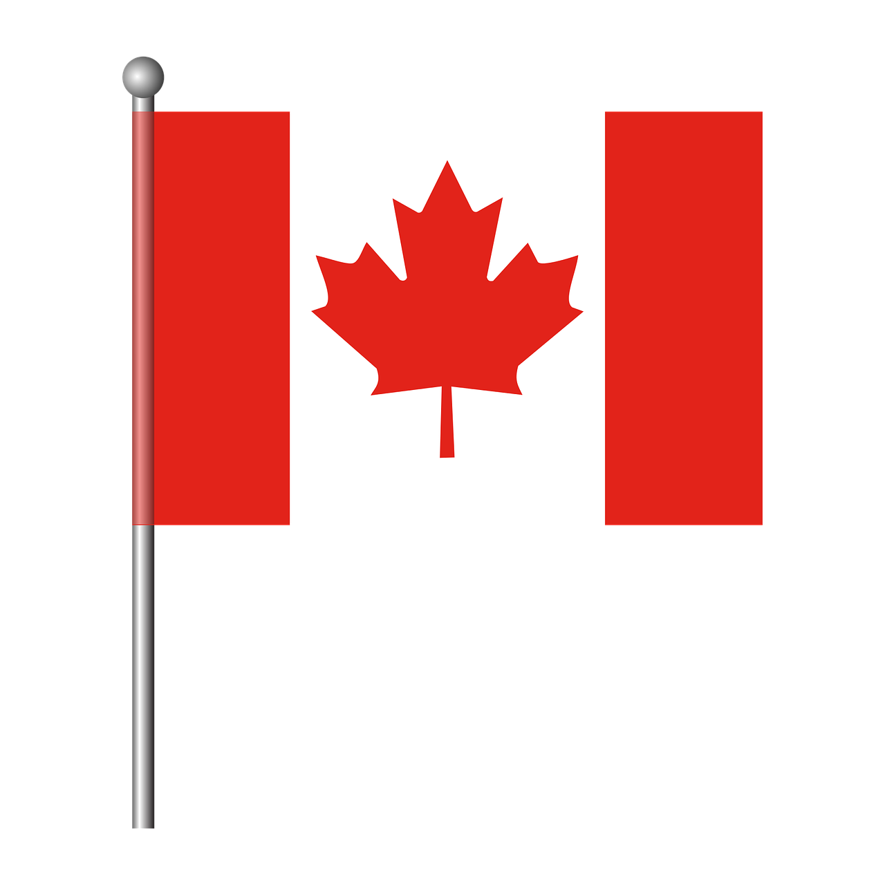 Флаг канады на прозрачном фоне фото