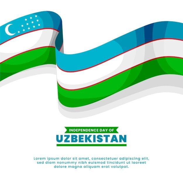 Флаг узбекистана на прозрачном фоне фото