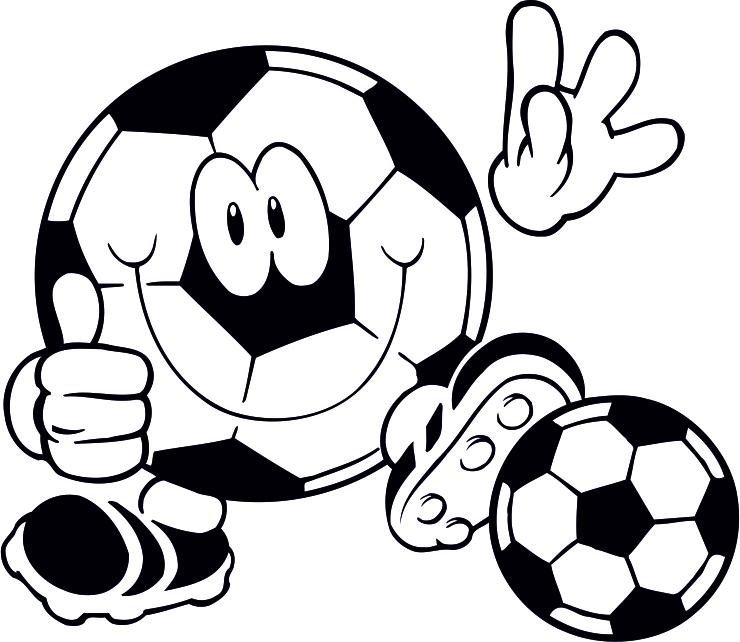 Футбольный мяч детский рисунок фото