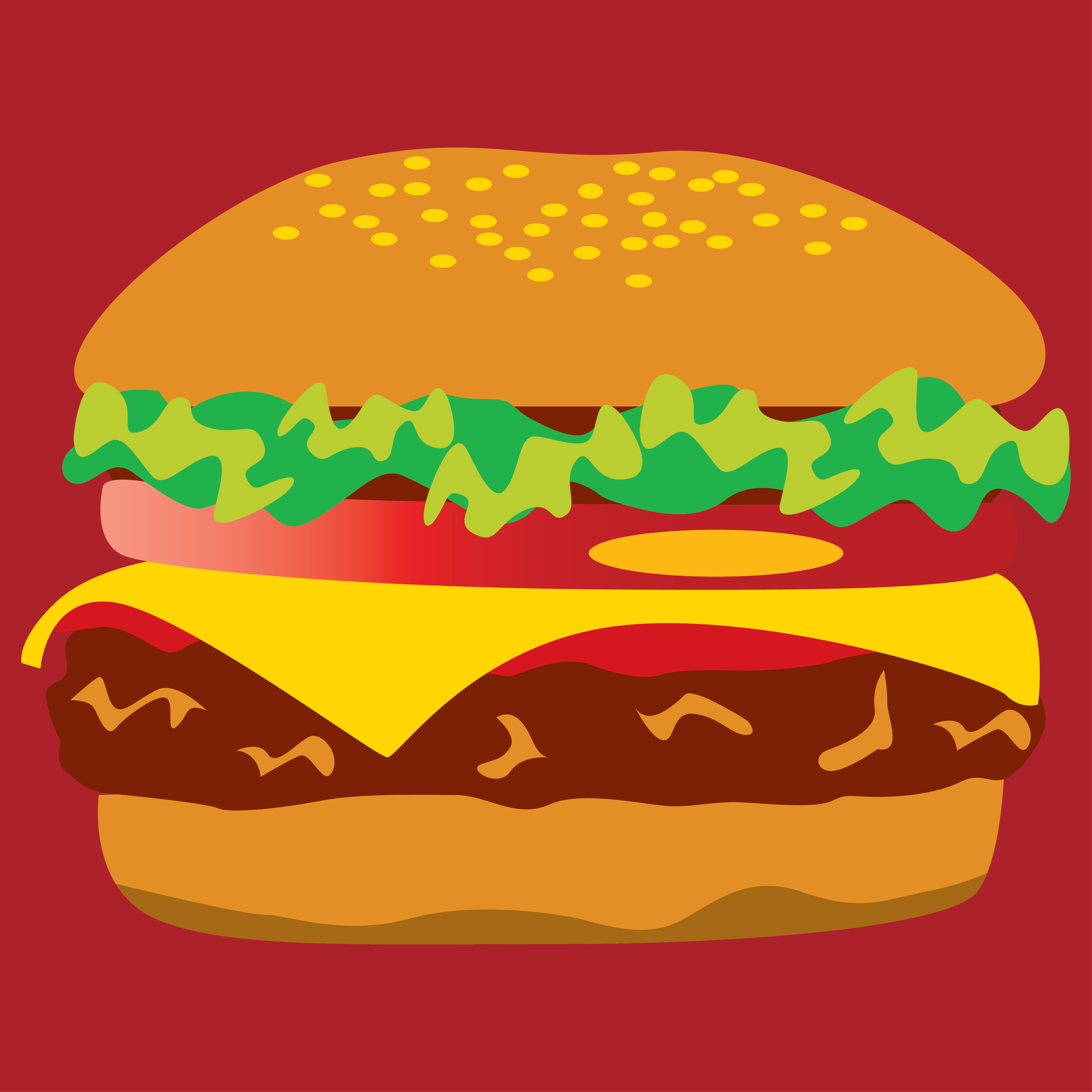 Гамбургер рисунок детский фото